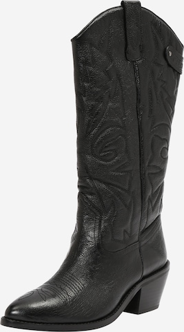 Bottes de cowboy 'APRIL BASS' Pepe Jeans en noir : devant