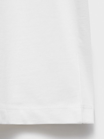 Tricou 'ANOUK' de la MANGO MAN pe alb