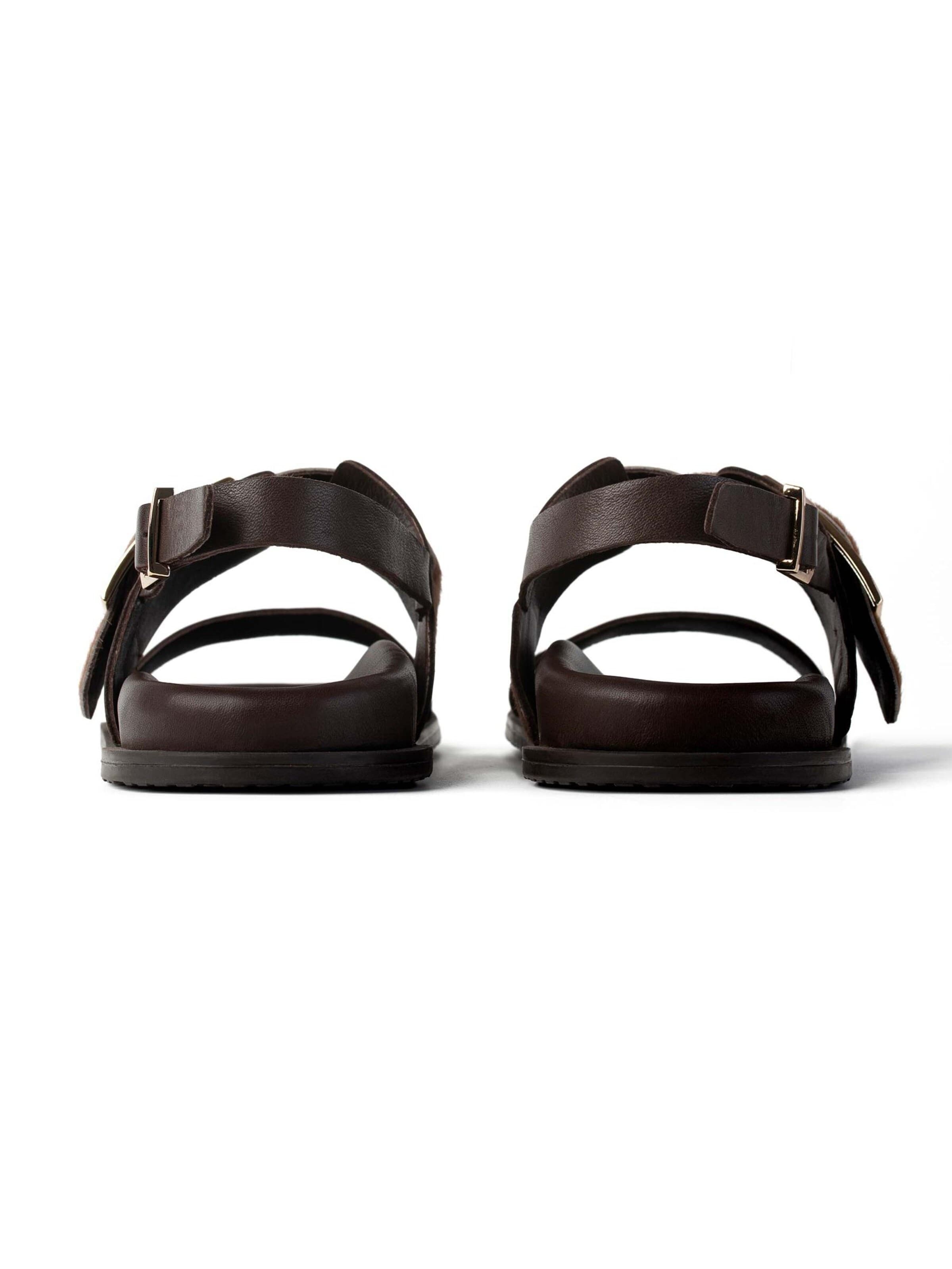 L37 HANDMADE SHOES - Zapatillas 'WILD AT GOLDEN HOUR' en marrón