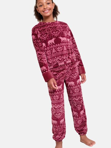 Pyjama Lipsy en rouge : devant