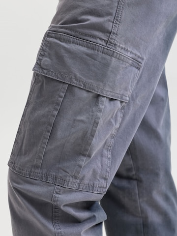 JACK & JONES Regular Cargo Pants 'JPSTKane Frank' in Grey