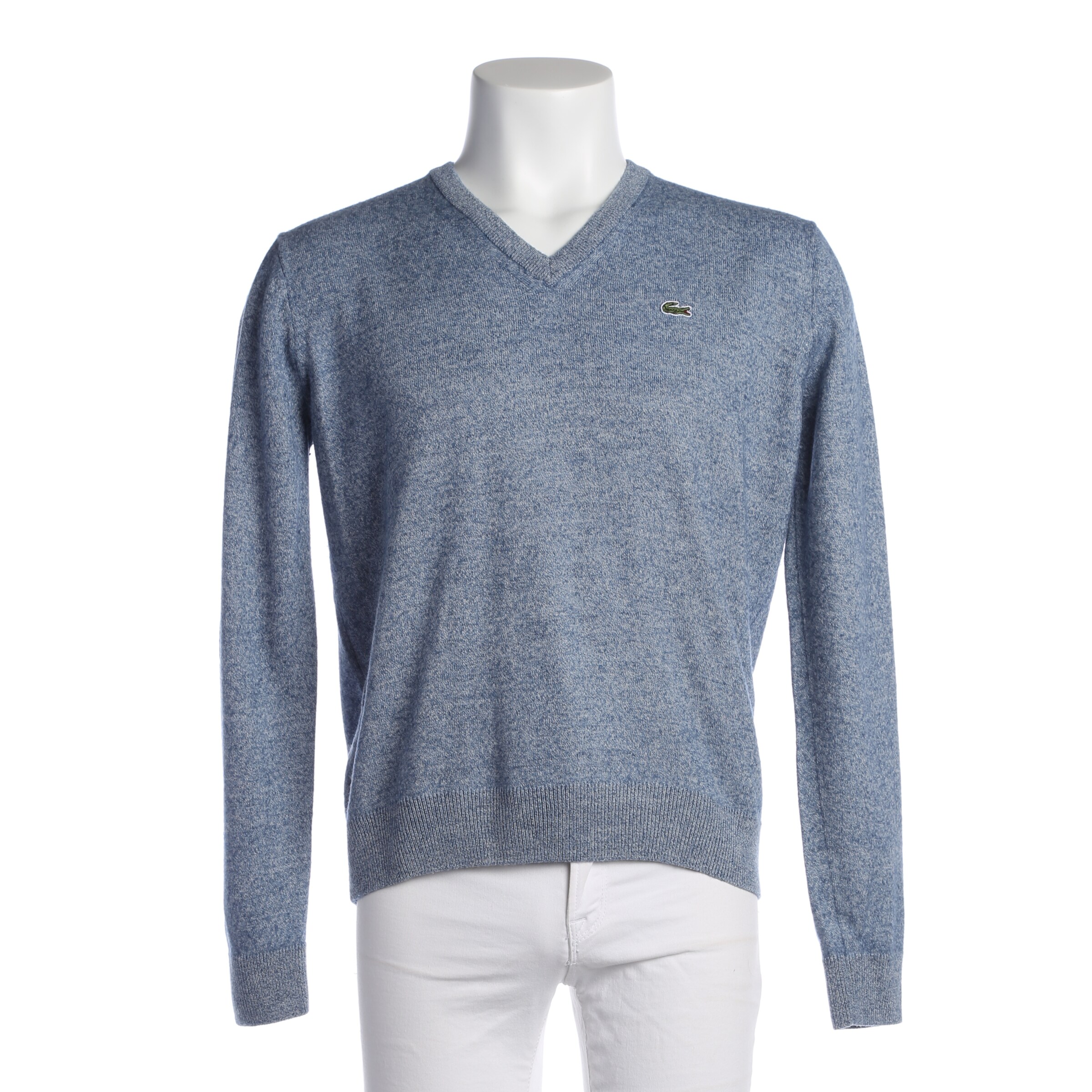 LACOSTE Pullover / Strickjacke M in Blau: Vorderseite