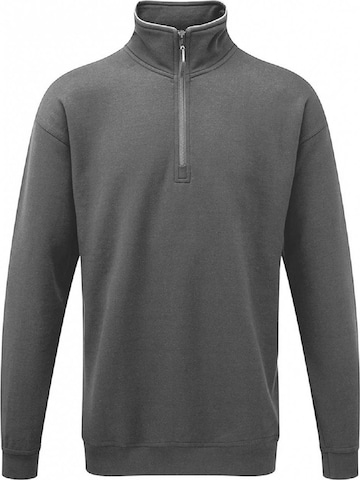 ØRN Workwear Sweatshirt 'ORN Grouse Quarter-Zip Sweatshirt – Marineblauw' in Grijs: voorkant