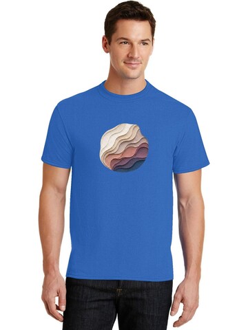 HUSKSWARE Shirt 'Grafik' in Blue: front