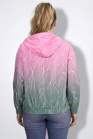 Ulla Popken Weatherproof jacket in Pink