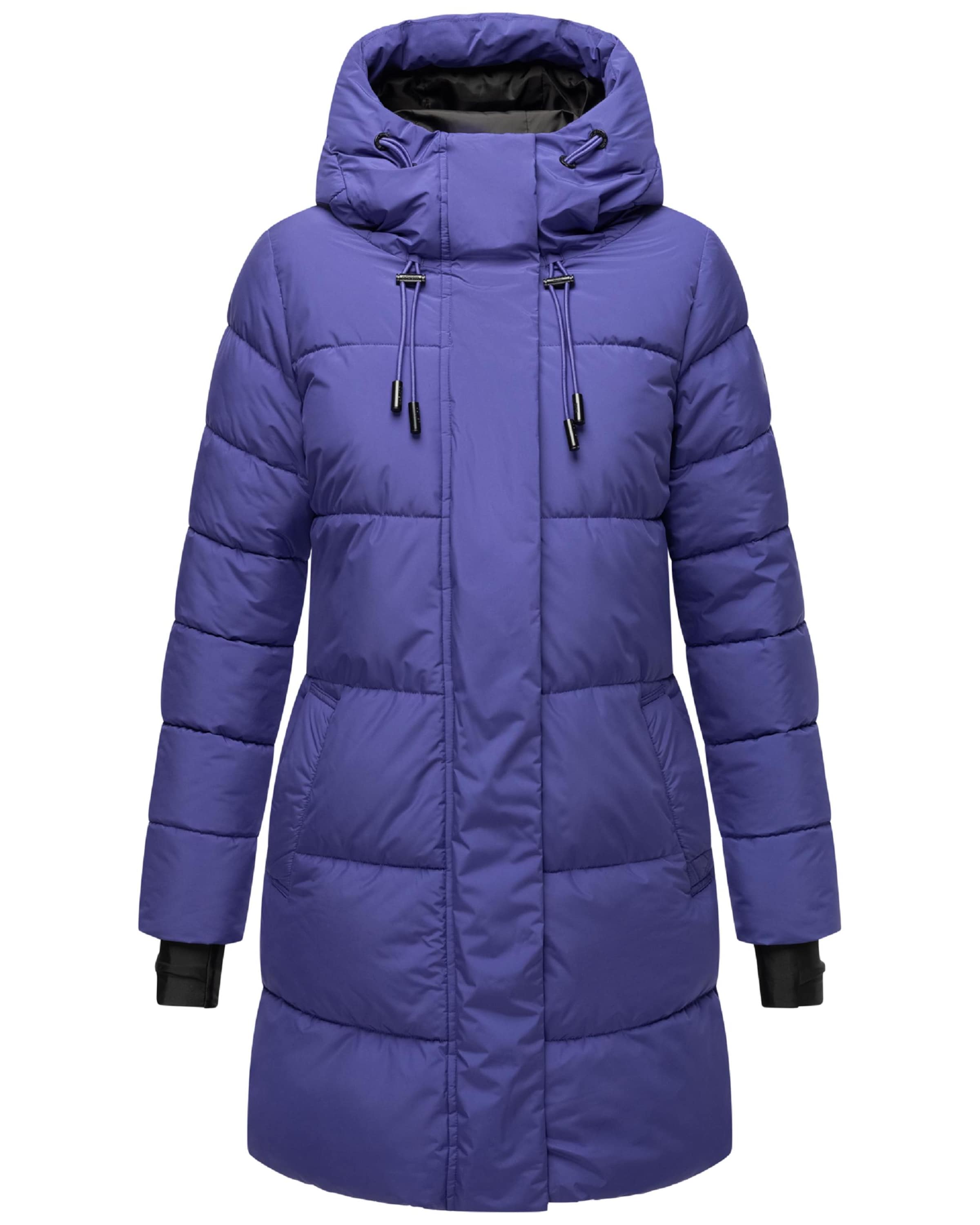 MARIKOO Winter coat 'Kaituu XVI' in Blue: front