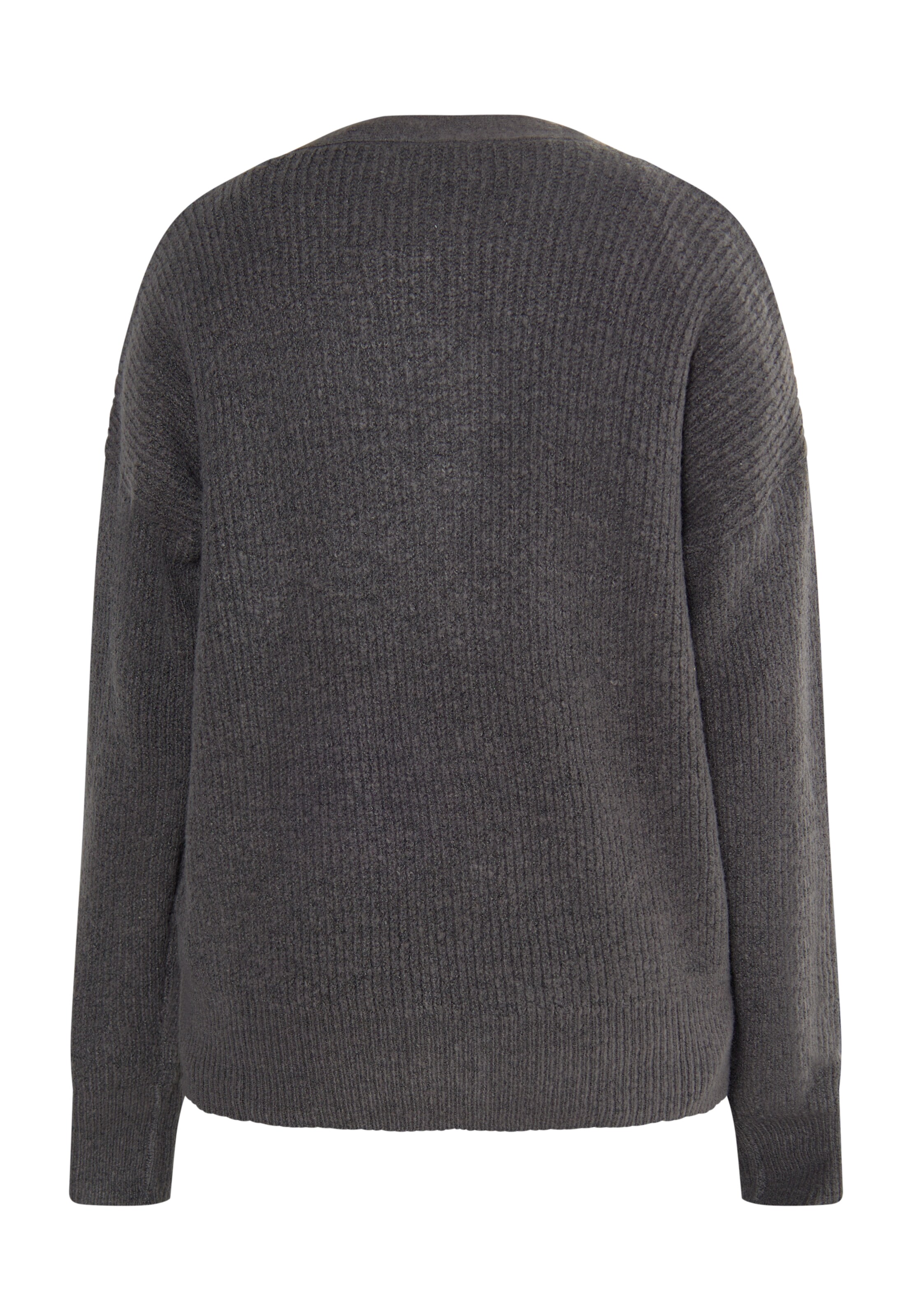 usha WHITE LABEL Вязаная кофта 'Pryam' в Серый