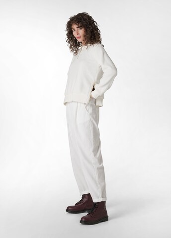 DEHA Loose fit Pleat-front trousers in White