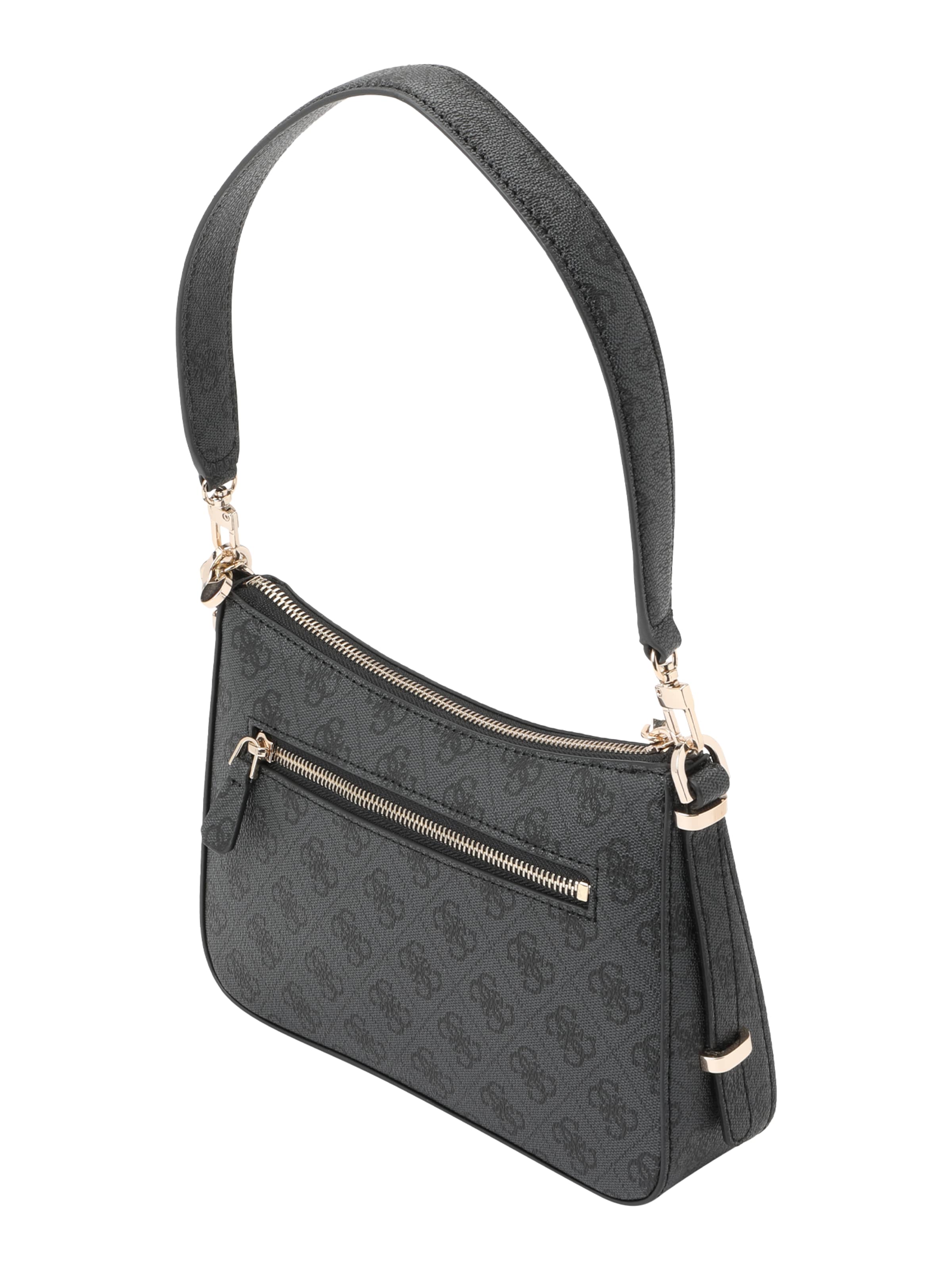 GUESS Olkalaukku 'Erica' värissä musta