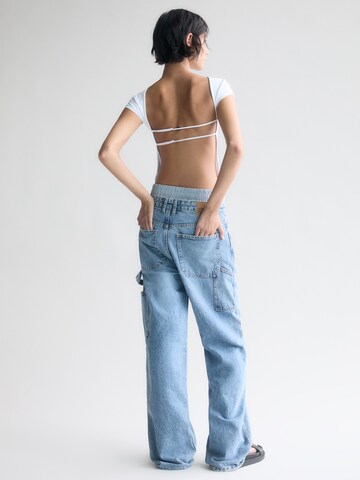 Pull&Bear T-shirt i vit