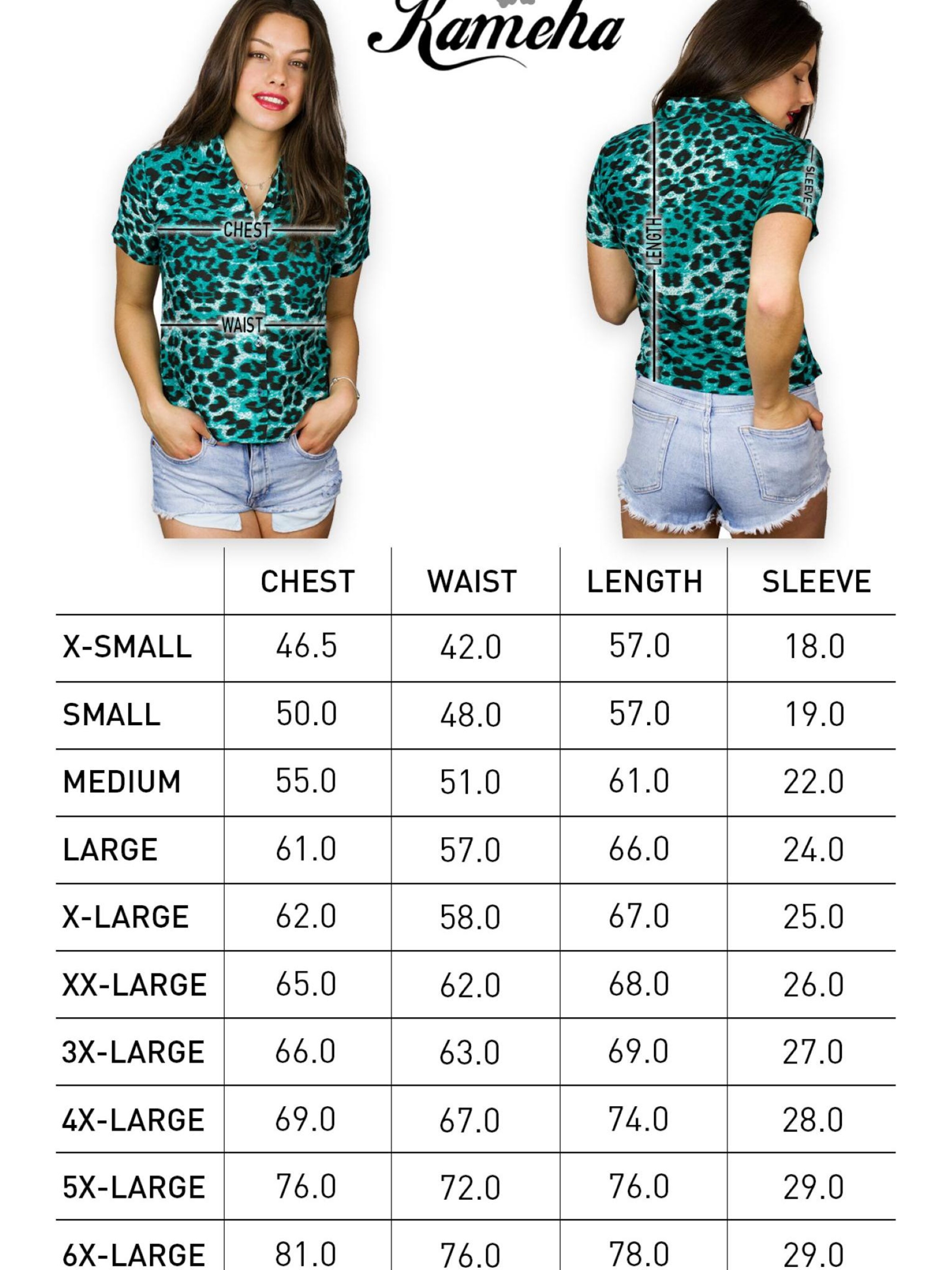 King Kameha Bluse 'Leopard' in Grün