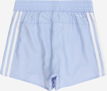 ADIDAS SPORTSWEAR Regular Workout Pants 'Essentials Aeroready 3-Stripes' in Blue