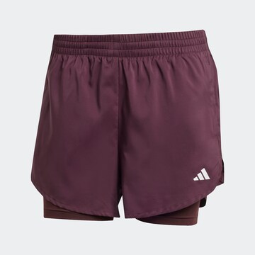 ADIDAS PERFORMANCE Urheiluhousut 'Made For Training' värissä lila: etupuoli