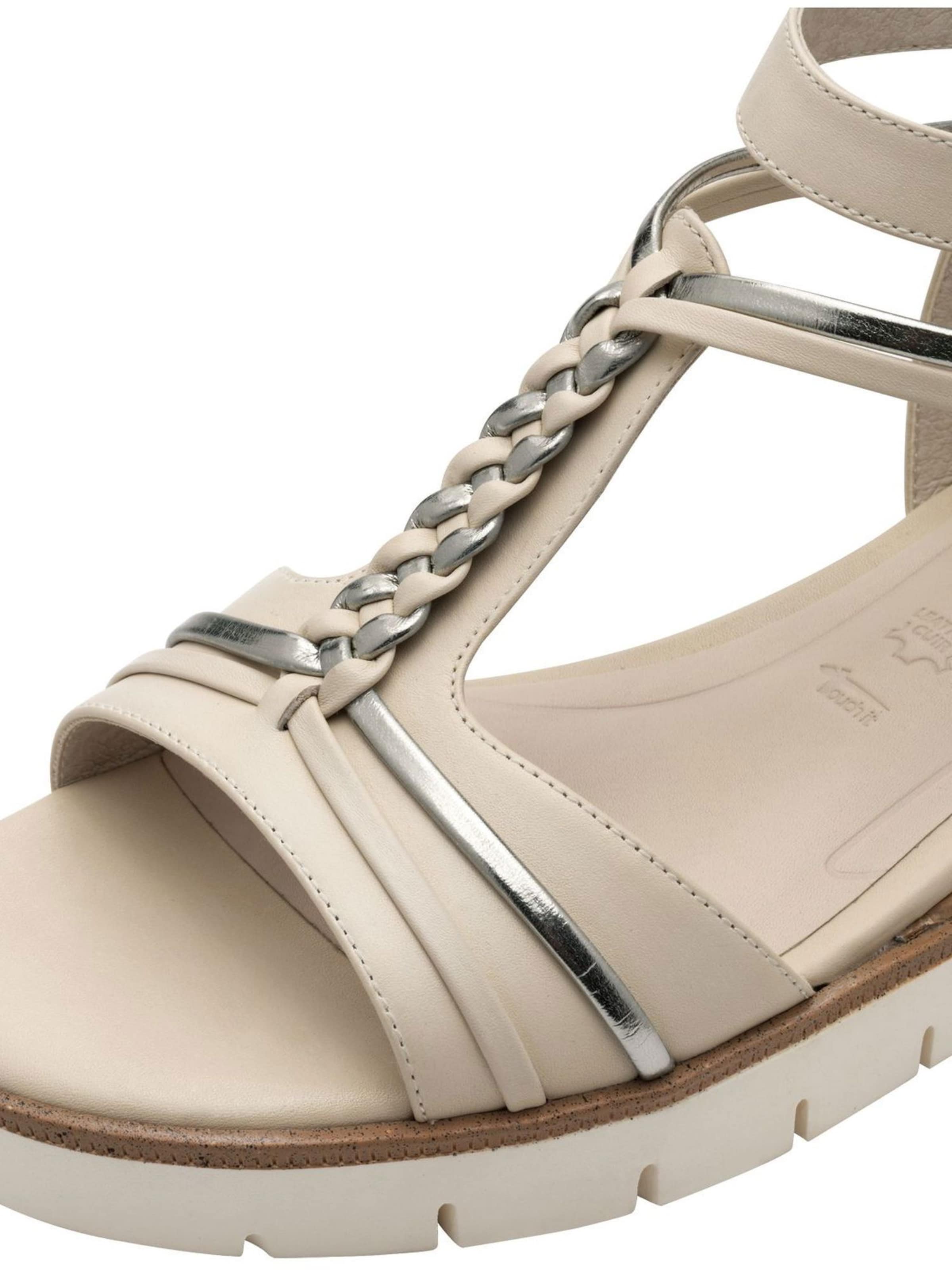 Tamaris Sandalen met riem in Beige