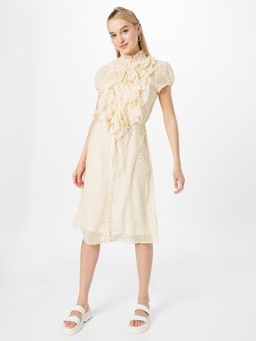 SAINT TROPEZ Suknia wieczorowa 'Lilja' w kolorze biały: przód