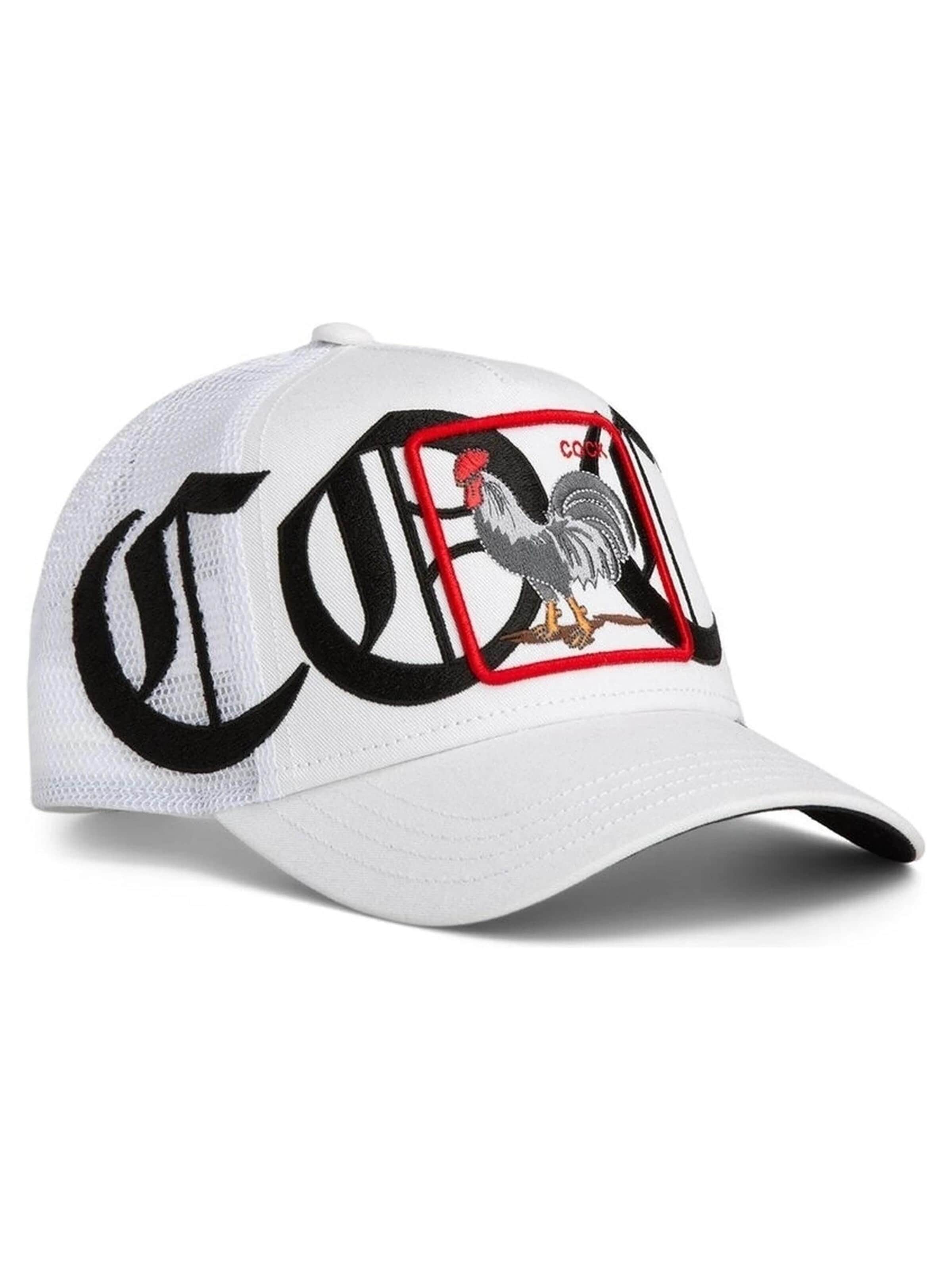 GOORIN Bros. Pet 'Gorra goorin bros blanca gallo old english cock trucker cap' in Wit