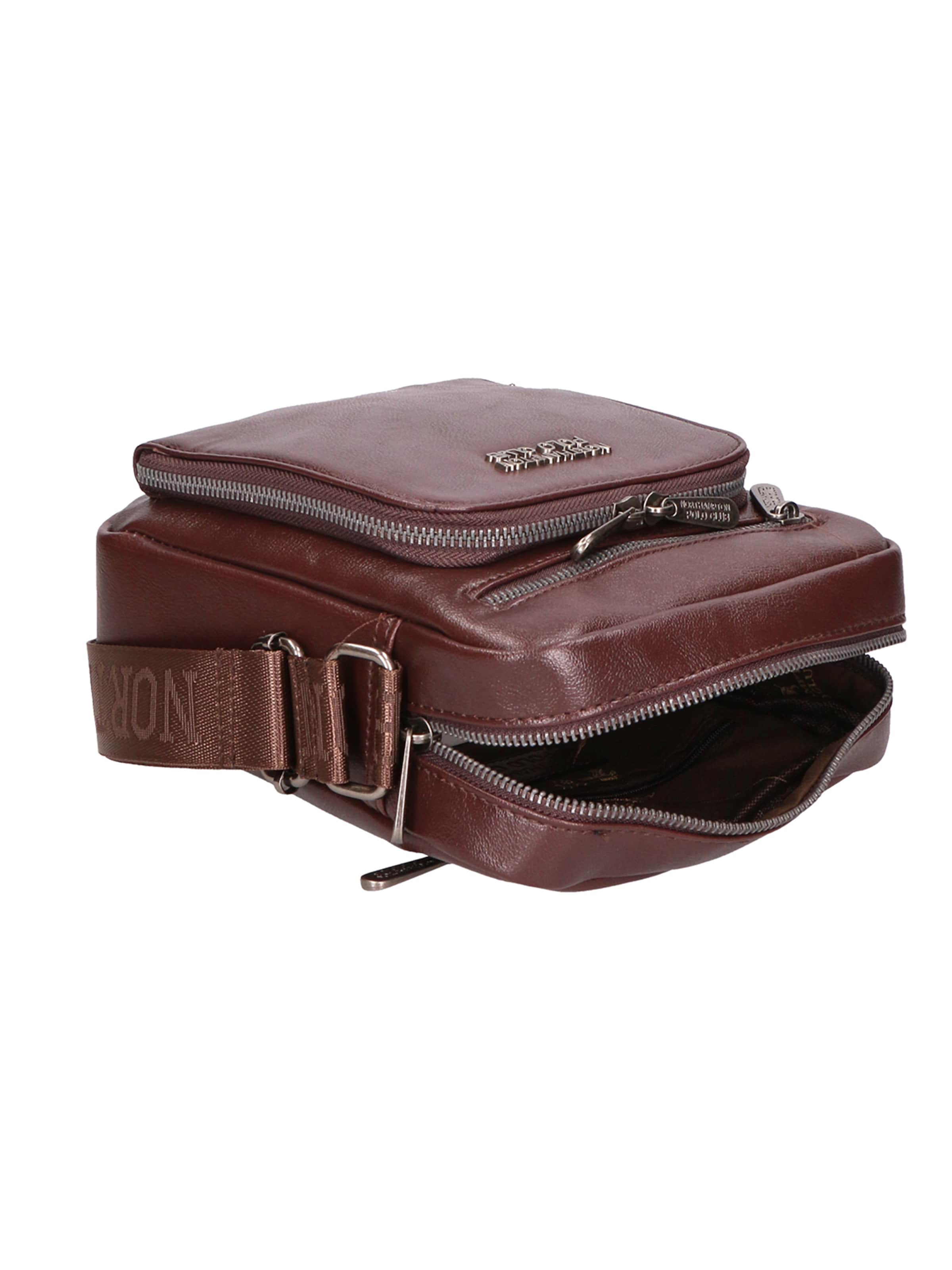 Borsa a spalla di Northampton Polo Club in marrone