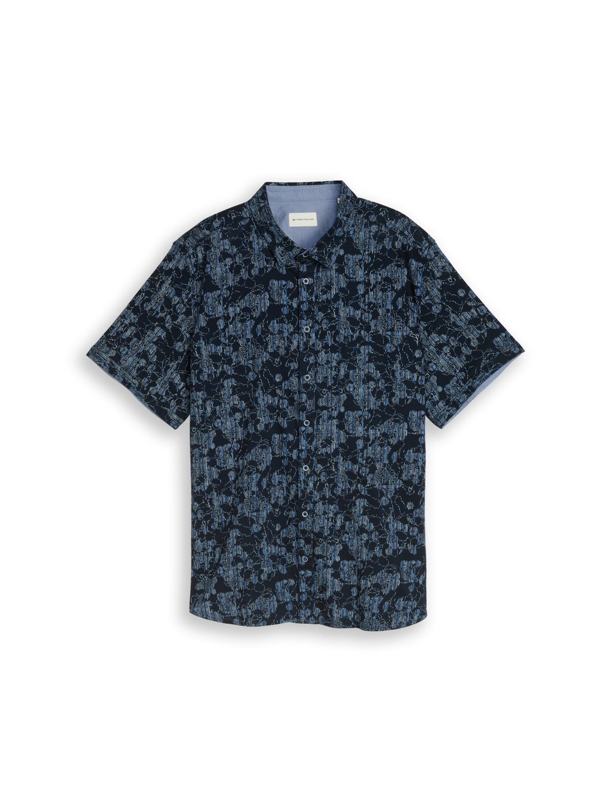 TOM TAILOR Men + Regular Fit Hemd in Blau: Vorderseite