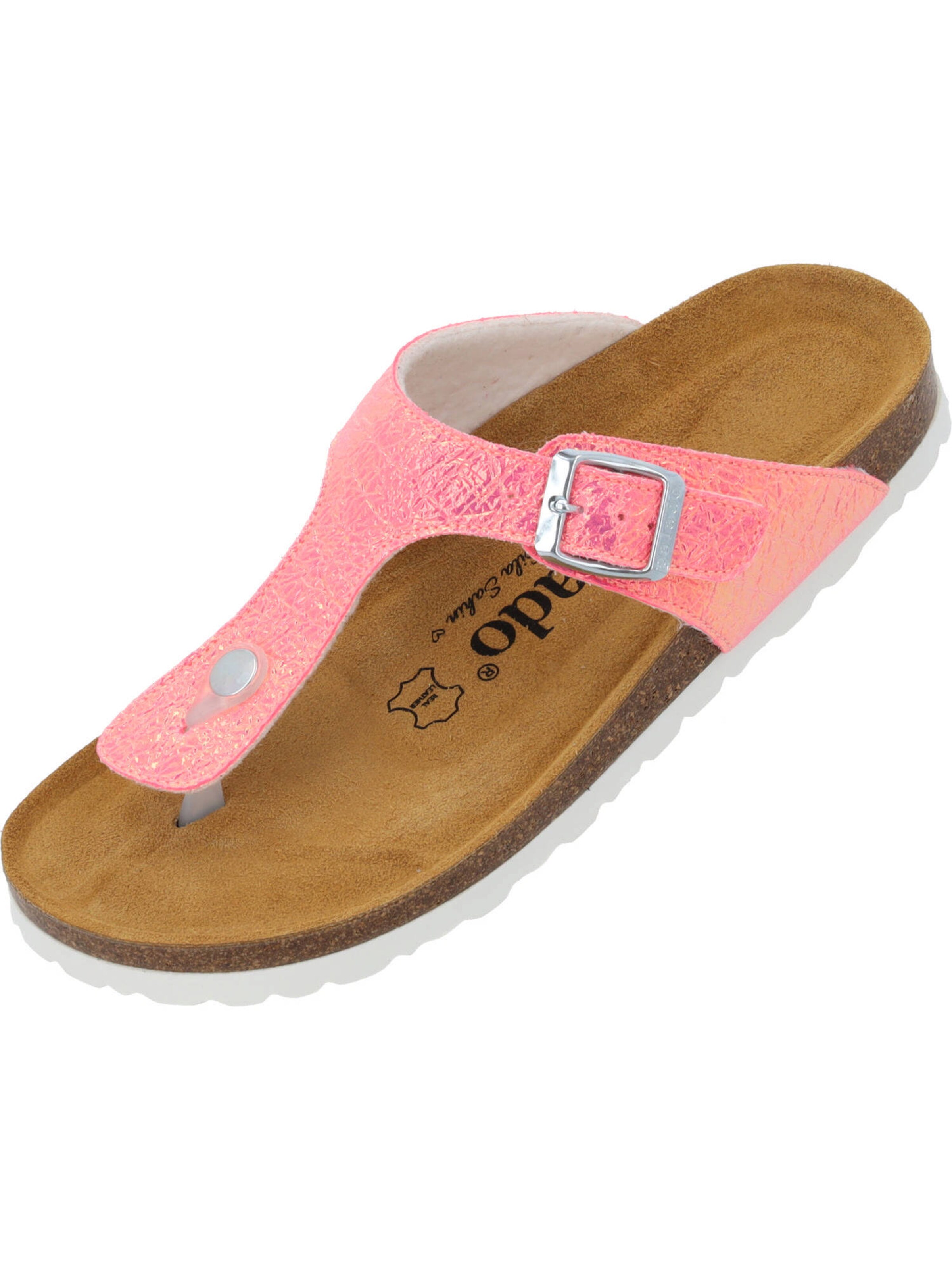 Palado by Sila Sahin Zehentrenner 'Kos Disco' in Pink: Vorderseite