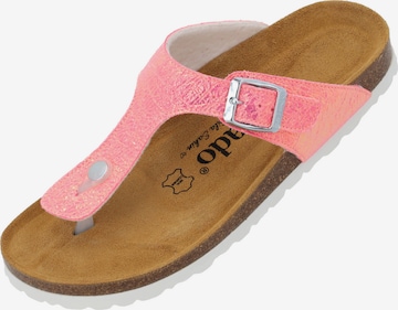 Séparateur d'orteils 'Kos Disco' Palado by Sila Sahin en rose : devant