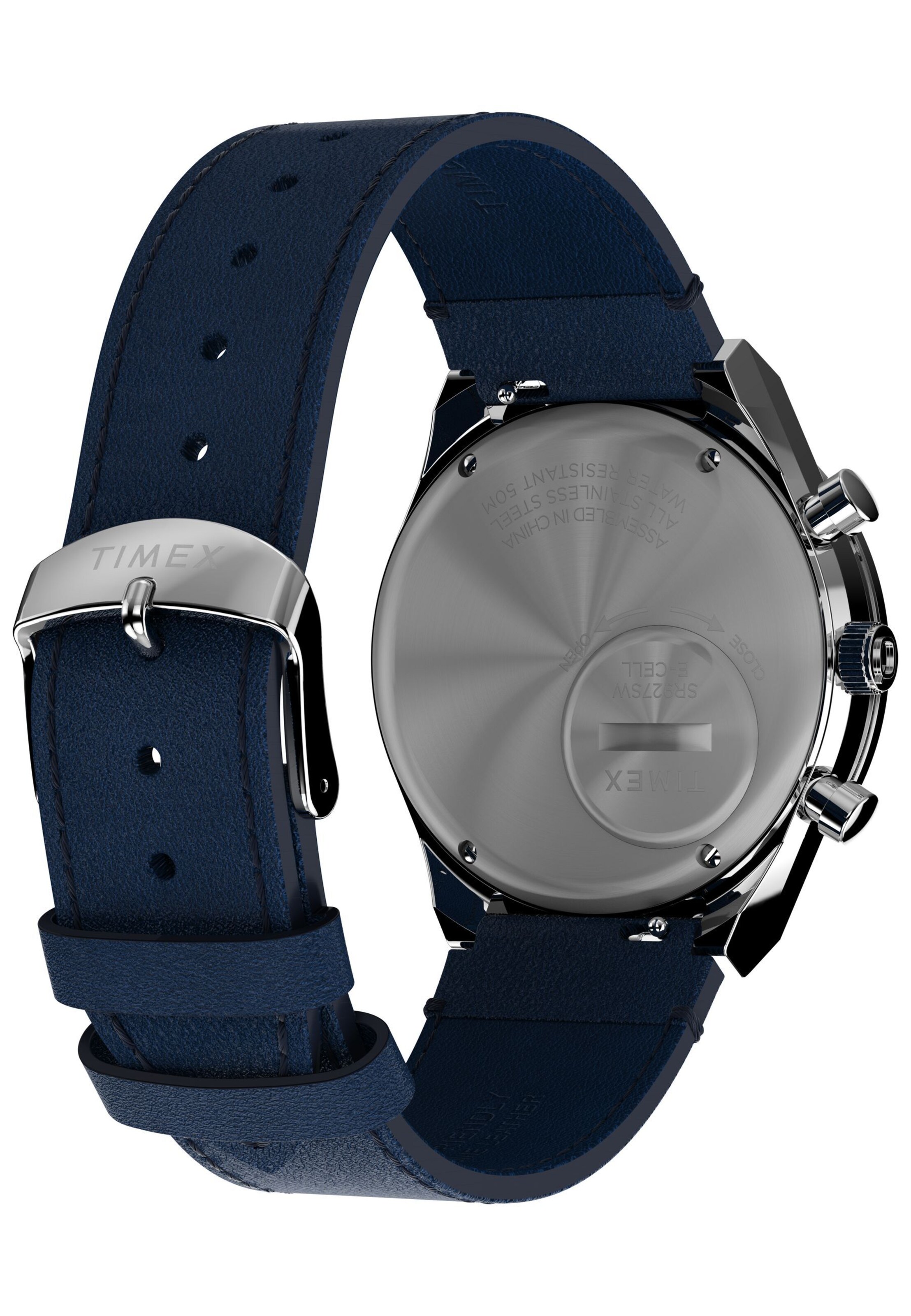 Montre à affichage analogique TIMEX en argent