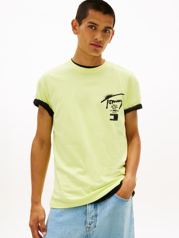 Tommy Jeans Μπλουζάκι 'CITY' σε πράσινο: μπροστά