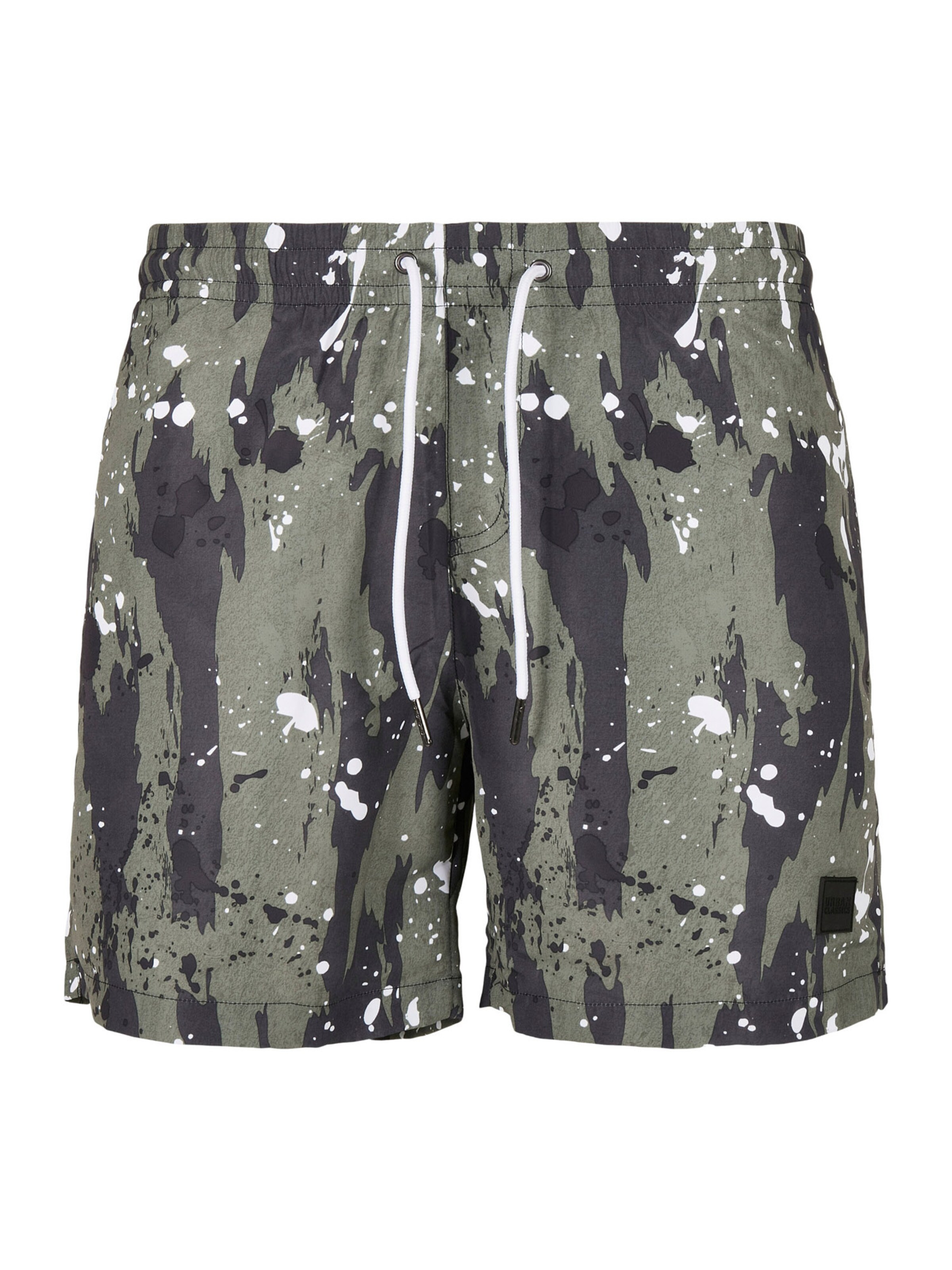 Urban Classics Uimashortsit värissä vihreä: etupuoli