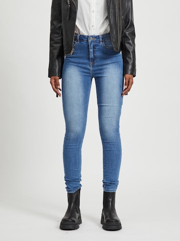 Vila Tall Skinny Jeans 'Ekko' in Blauw: voorkant