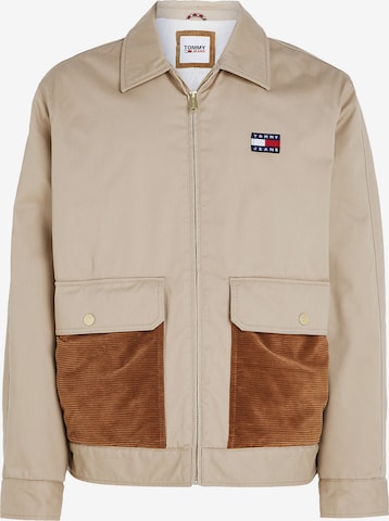 Veste mi-saison Tommy Jeans en beige : devant