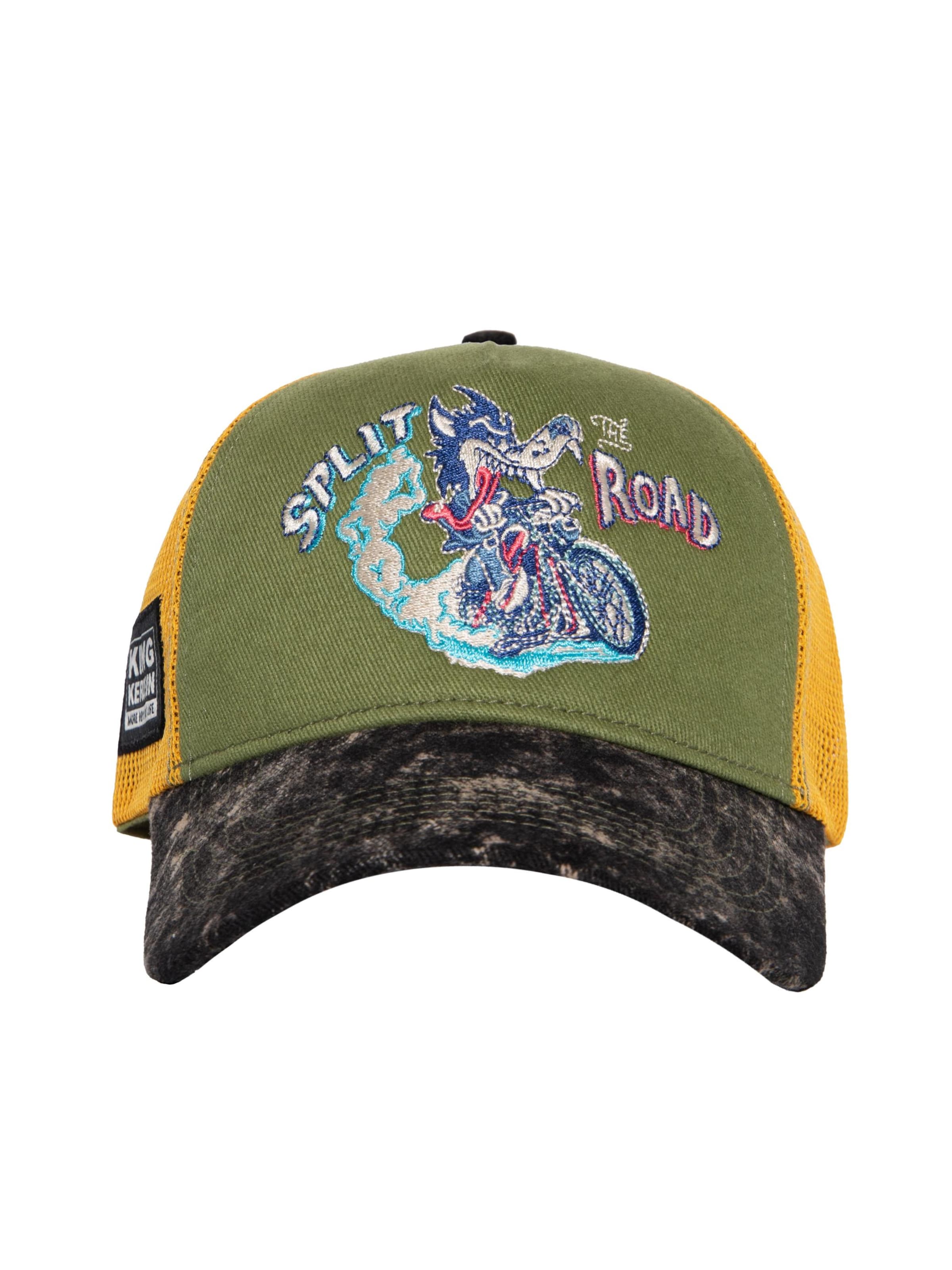 King Kerosin Cap 'Split the Road' in Green