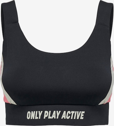 ONLY PLAY Sportbehå i svart / off-white, Produktvy