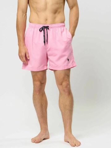U.S. POLO ASSN. Badeshorts 'Aza' i pink: forside