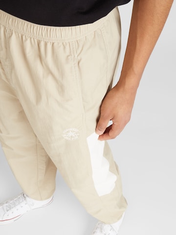 CONVERSE Tapered Trousers 'STARSPRINTER' in Beige