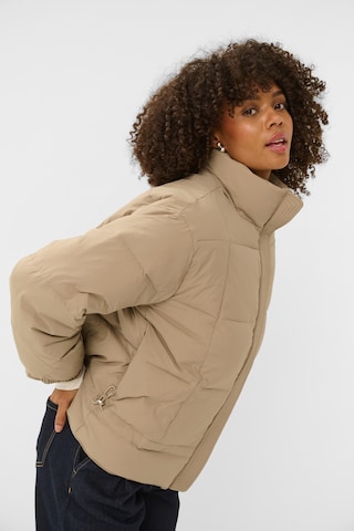 CULTURE Winterjas in Beige