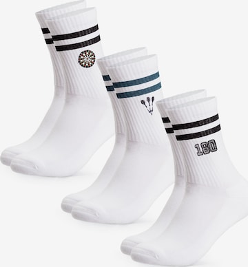 Occulto Sports socks 'Rio' in White: front