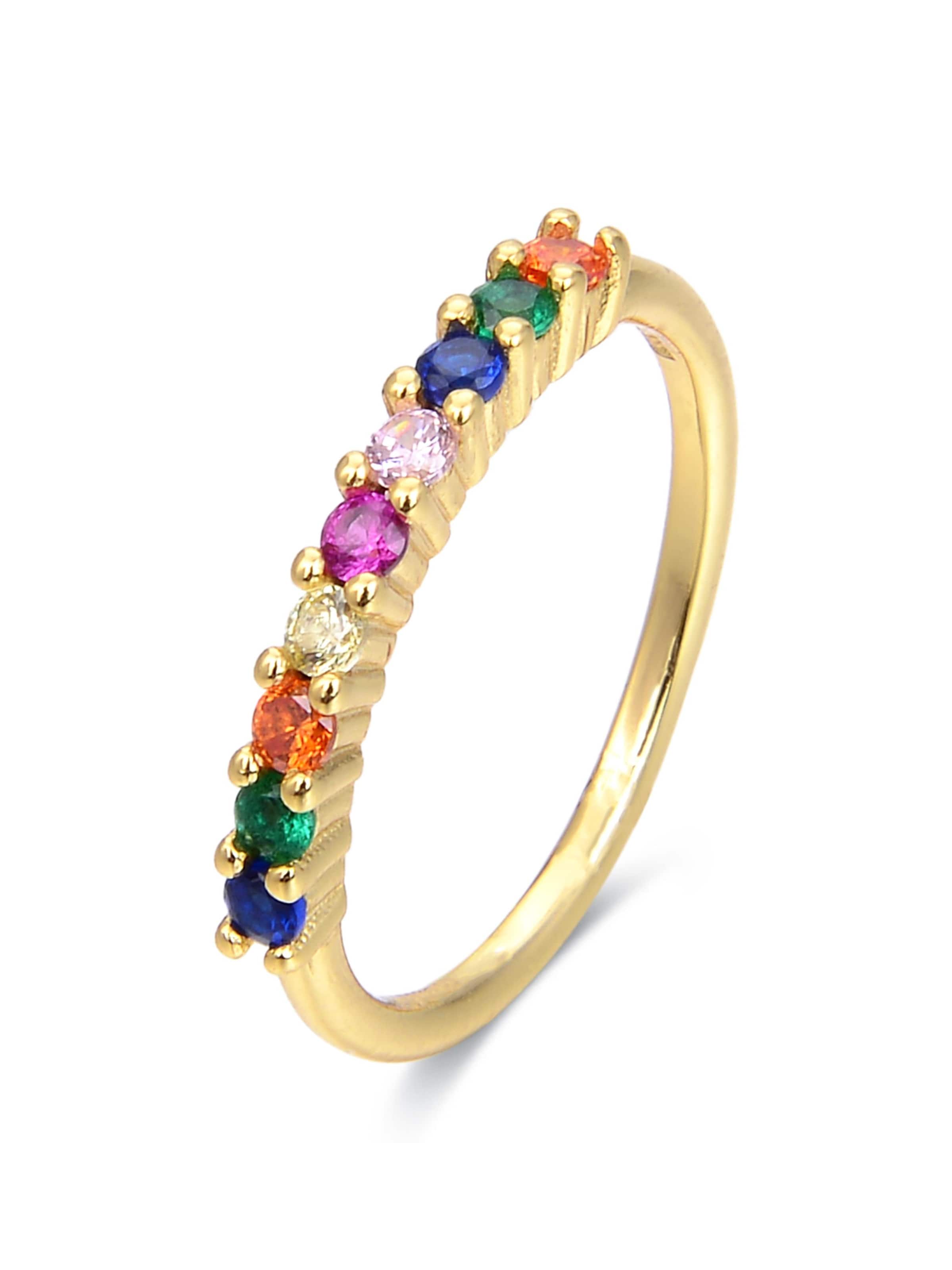 Bague 'Giloth' Luxenter en mélange de couleurs : devant