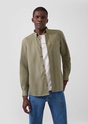 s.Oliver Regular fit Overhemd in Groen: voorkant