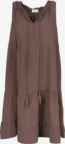 Robe d’été 'Buki' Seasons of April en marron : devant