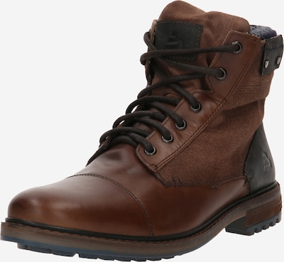 BULLBOXER Bottines à lacets en marron, Vue avec produit