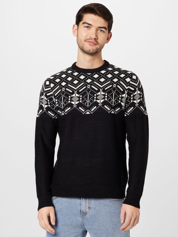 Only & Sons Sweater in Black: front