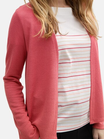 TOM TAILOR Strickjacke in Rot