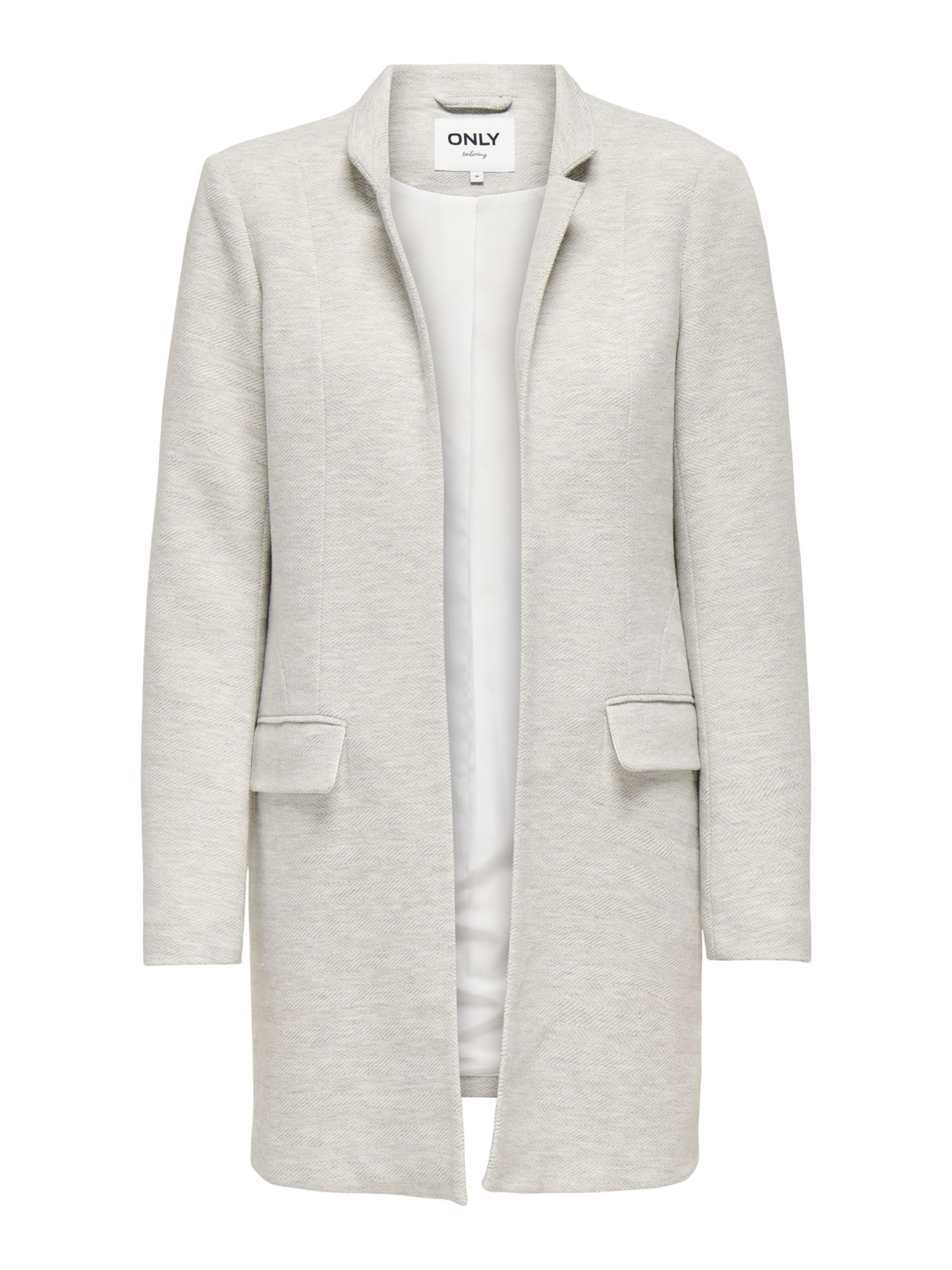 ONLY Between-Seasons Coat 'ONLLinea' in Grey: front