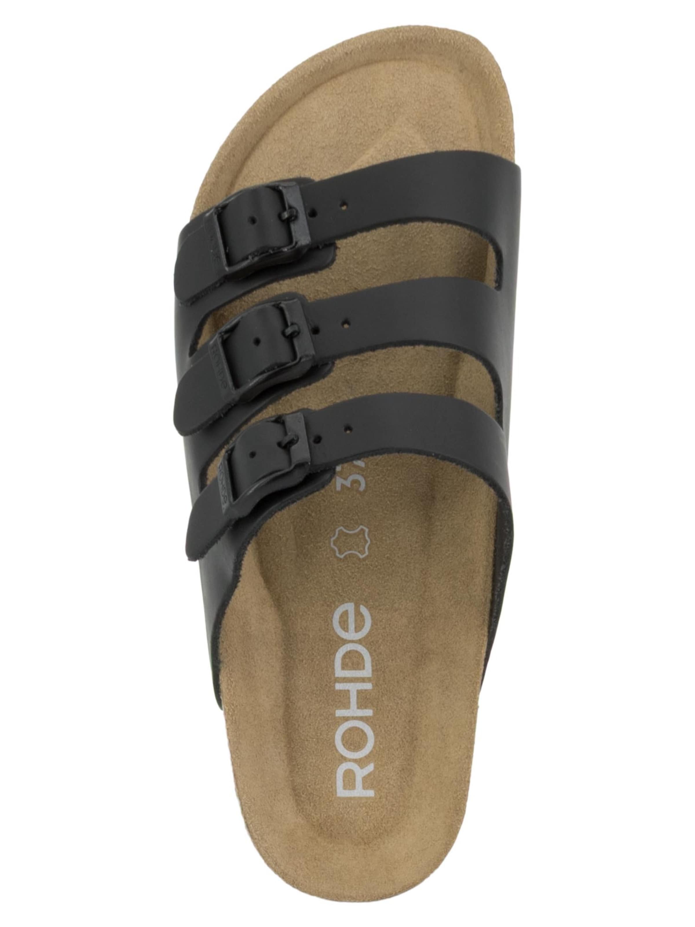 ROHDE Mules 'Alba' in Black