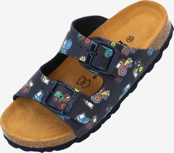 Palado Slippers 'Korfu' in Blue: front