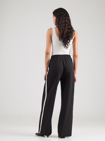 VILA Wide leg Pants 'VICLUA' in Black