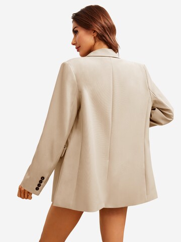 Imily Bela Блейзер в Бежевый: сзади