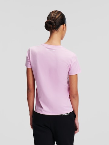 T-shirt Karl Lagerfeld en violet