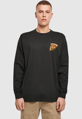 T-Shirt 'Pizza Comic' Merchcode en noir : devant