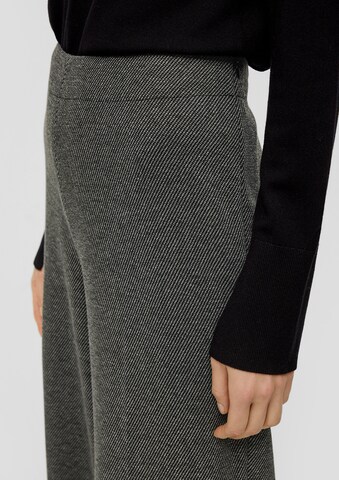 s.Oliver BLACK LABEL Wide Leg Hose in Grau