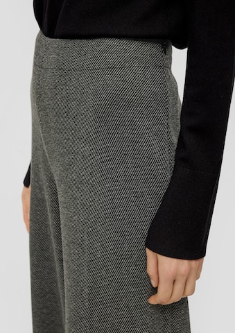 s.Oliver BLACK LABEL Wide Leg Hose in Grau